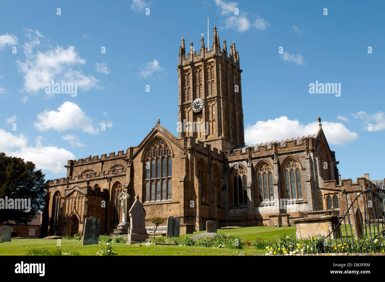 St. Mary`s Minster Church, Ilminster, Somerset, England, UK Stock Photo